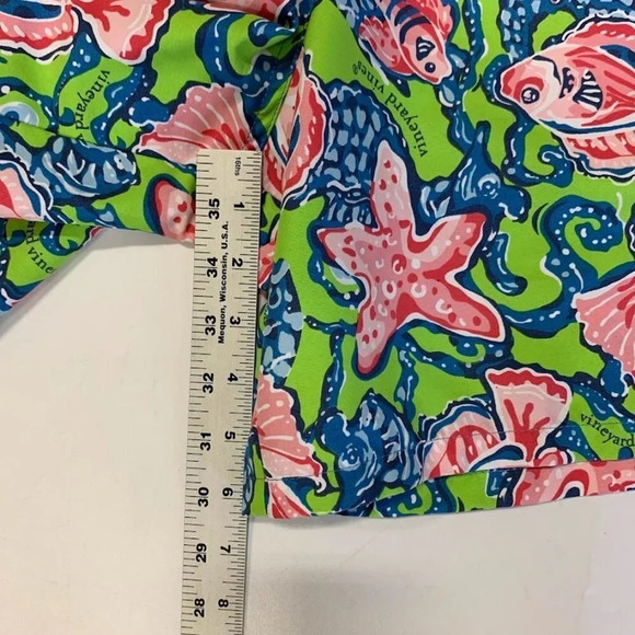 Vineyard Vines Men's Starfish and Tropical Fish 6 Inch Inseam Shorts‎ Size S - Picture 12 of 12